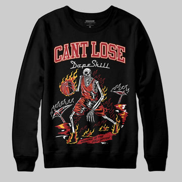 Nigel Sylvester x Air Jordan 4 ‘Brick by Brick’ DopeSkill Sweatshirt Cant Lose Graphic Streetwear - Black