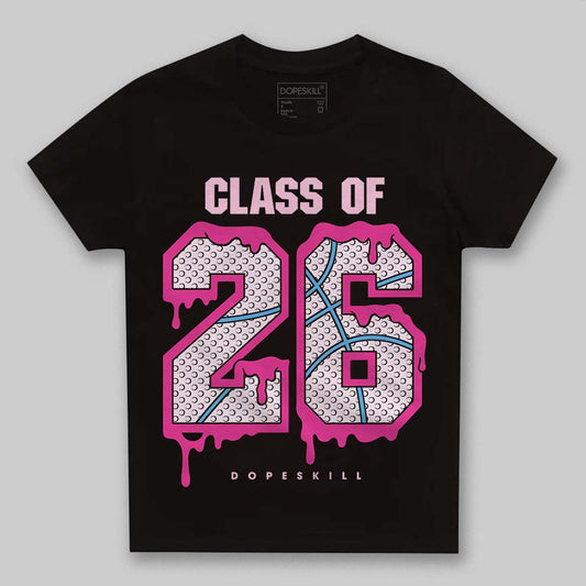 Pink Sneakers DopeSkill Toddler Kids T-shirt 26 Drip Graphic Streetwear - Black