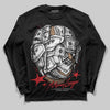 Jordan 11 Retro Cherry DopeSkill Long Sleeve T-Shirt Money Longer Graphic Streetwear - Black