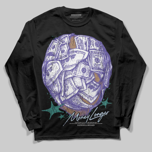 Jordan 5 OG “Grape” DopeSkill Long Sleeve T-Shirt Money Longer Graphic Streetwear - black