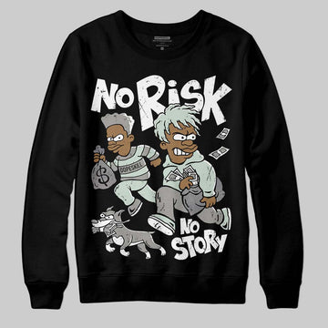 Jordan 1 Retro Low OG Year of the Snake (2025) DopeSkill Sweatshirt No Risk No Story Graphic Streetwear - Black