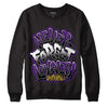 Jordan 12 “Field Purple” DopeSkill Sweatshirt Never Forget Loyalty Graphic Streetwear - Black