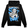 Jordan Spiz’ike Low “White/Obsidian” DopeSkill Hoodie Sweatshirt Stay It Busy Graphic Streetwear - Black