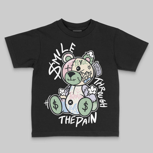 Jordan 3 OG “Spring is in the Air” DopeSkill Toddler Kids T-shirt Smile Through The Pain Graphic Streetwear - Black