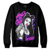 PURPLE Sneakers DopeSkill Sweatshirt New H.M.O Graphic Streetwear - Black