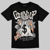Jordan 3 Retro Pure Money DopeSkill T-Shirt Money Bag Coming Up Graphic Streetwear - Black