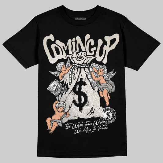 Jordan 3 Retro Pure Money DopeSkill T-Shirt Money Bag Coming Up Graphic Streetwear - Black