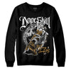 Jordan 11 "Gratitude" DopeSkill Sweatshirt Money Loves Me Graphic Streetwear - Black