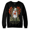 Olive Sneakers DopeSkill Sweatshirt Angels Graphic Streetwear - Black