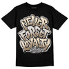 Jordan 5 SE “Sail” DopeSkill T-Shirt Never Forget Loyalty Graphic Streetwear - Black