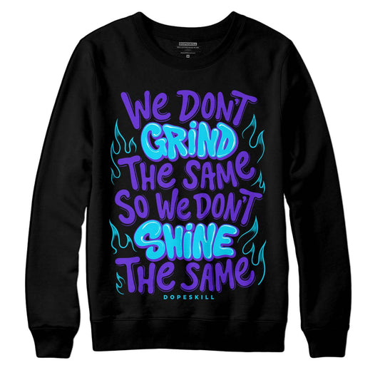 Jordan 6 "Aqua" DopeSkill Sweatshirt Grind Shine Graphic Streetwear - Black 