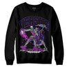 PURPLE Sneakers DopeSkill Sweatshirt VERSUS Graphic Streetwear - Black