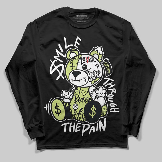 Jordan 11 “Inner Beast” DopeSkill Long Sleeve T-Shirt Smile Through The Pain Graphic Streetwear - Black