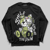 Jordan 11 “Inner Beast” DopeSkill Long Sleeve T-Shirt Smile Through The Pain Graphic Streetwear - Black