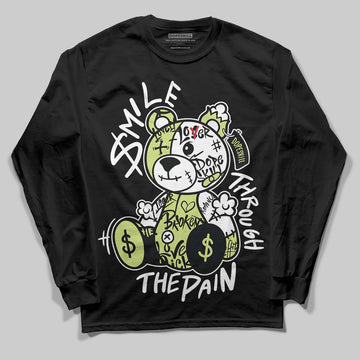 Jordan 11 “Inner Beast” DopeSkill Long Sleeve T-Shirt Smile Through The Pain Graphic Streetwear - Black