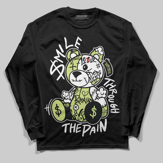 Jordan 11 “Inner Beast” DopeSkill Long Sleeve T-Shirt Smile Through The Pain Graphic Streetwear - Black