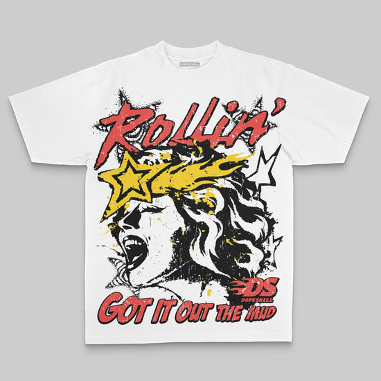 Got It Out The Mud Oversize Print DopeSkill T-shirt Streetwear - White