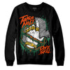 Dunk Low Team Dark Green Orange DopeSkill Sweatshirt Takin No L's Graphic Streetwear - Black 