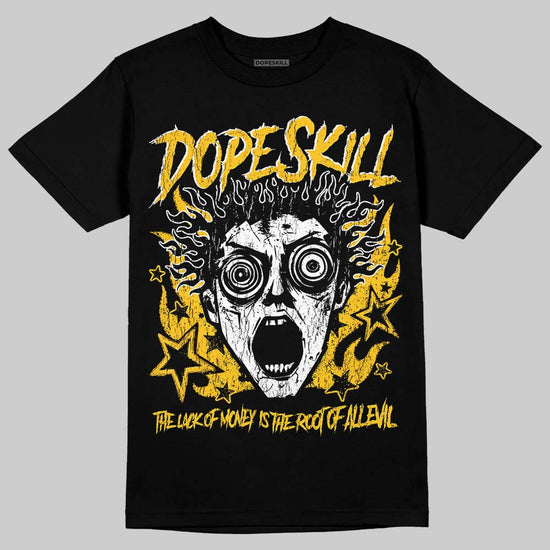 Yellow Sneakers DopeSkill T-Shirt Root of Evil Graphic Streetwear - black