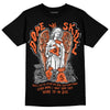 Jordan 3 Georgia Peach DopeSkill T-Shirt Angels Graphic Streetwear - Black