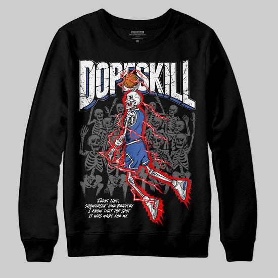 Jordan 3 “Lucky Shorts” DopeSkill Sweatshirt Thunder Dunk Graphic Streetwear - Black