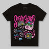 Pink Sneakers DopeSkill Toddler Kids T-shirt Study Hard Graphic Streetwear - black