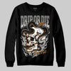 Grey Sneakers DopeSkill Sweatshirt Drip or Die Graphic Streetwear - Black