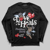 Jordan 11 Low CNY “Year of the Snake” DopeSkill Long Sleeve T-Shirt New Love Heals Graphic Streetwear - Black