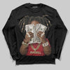 Jordan 3 Mexico 'El Vuelo' DopeSkill T-Shirt Long Sleeve T-Shirt Rich Youth Graphic Streetwear - Black