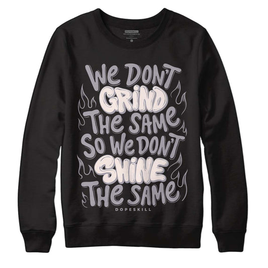 Jordan 2 Cement Grey DopeSkill Sweatshirt Grind Shine Graphic Streetwear - Black