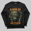 Olive Sneakers DopeSkill Long Sleeve T-Shirt Look In My Eyes Graphic Streetwear - Black