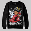 Jordan 5 Retro OG Black Metallic Reimagined DopeSkill Sweatshirt Heaven Sent Graphic Streetwear - Black