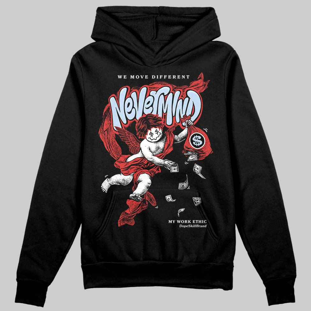 Jordan 6 “Reverse Infrared” DopeSkill Hoodie Sweatshirt Nevermind Graphic Streetwear - Black