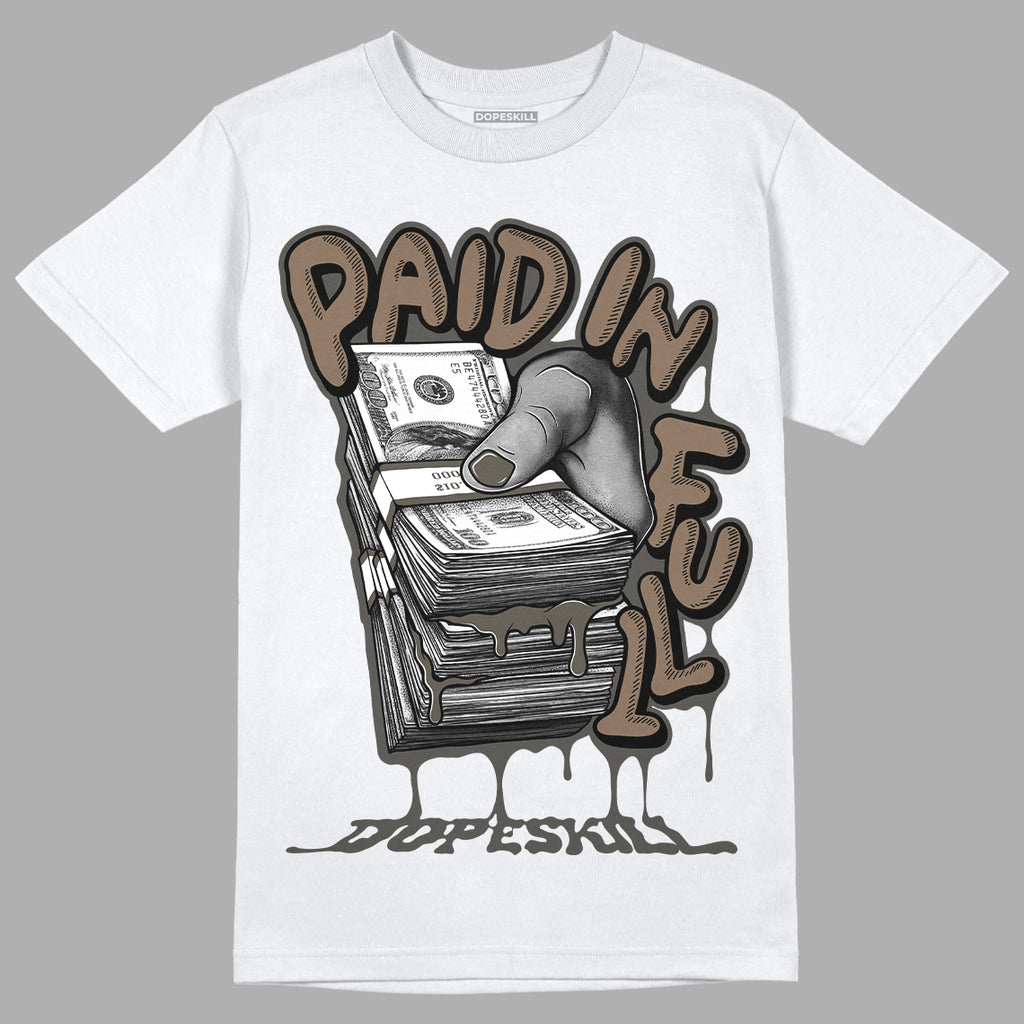 Paid In Full Unisex Shirt Match Yz 500 Clay Brown - White 