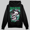 Green Sneakers DopeSkill Hoodie Drip or Die Graphic Streetwear - Black