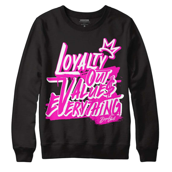 Dunk Low GS “Active Fuchsia” DopeSkill Sweatshirt LOVE Graphic Streetwear - Black