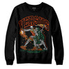 Dunk Low Team Dark Green Orange DopeSkill Sweatshirt VERSUS Graphic Streetwear - Black