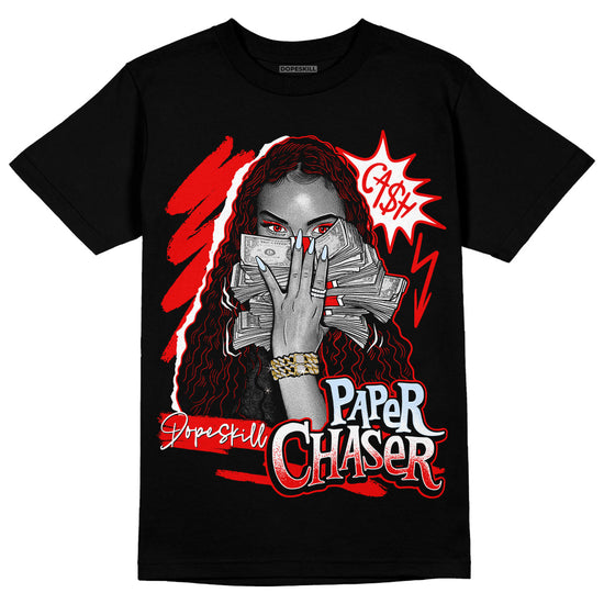 Jordan 11 Retro Cherry DopeSkill T-Shirt NPC Graphic Streetwear  - Black 