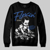 Jordan 1 Low Travis Scott x Fragment DopeSkill Sweatshirt Flexin' Graphic Streetwear - Black