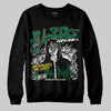 Green Sneakers DopeSkill Sweatshirt No Money No Lust Graphic Streetwear - Black