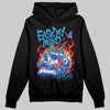 Royal Blue Sneakers DopeSkill Hoodie Sweatshirt Ease My Mind Graphic Streetwear - Black