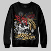 Jordan 12 Retro 'Taxi' 2025 DopeSkill Sweatshirt Drip Season Graphic Streetwear - Black
