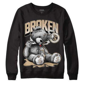 TAN Sneakers DopeSkill Sweatshirt Sick Bear Graphic Streetwear - Black