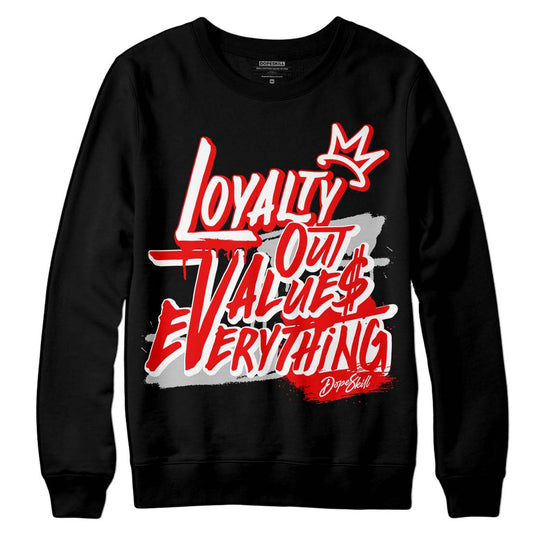 Jordan 12 “Cherry” DopeSkill Sweatshirt LOVE Graphic Streetwear - Black 