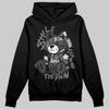 Jordan 4 “Black Cat” (2025) DopeSkill Hoodie Sweatshirt Smile Through The Pain Graphic Streetwear - Black