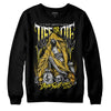 Jordan 4 Retro “Vivid Sulfur” DopeSkill Sweatshirt Life or Die Graphic Streetwear - Black