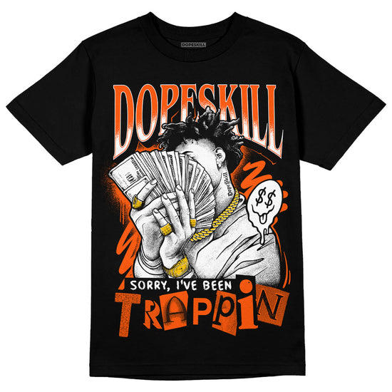 MSCHF Super Normal 2 Orange Milk DopeSkill T-Shirt Sorry I've Been Trappin Graphic Streetwear - black