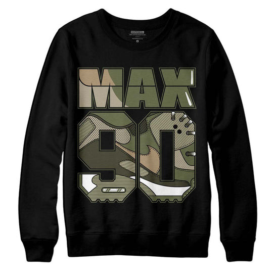 Air Max 90 Ballistic Neutral Olive DopeSkill Sweatshirt Max 90 Graphic Streetwear - Black