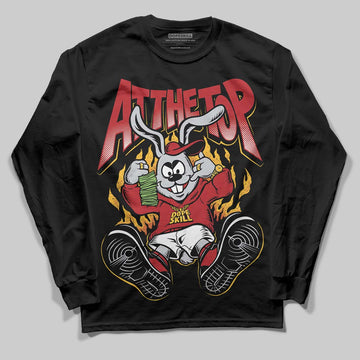 Jordan 14 Golf “Last Shot” DopeSkill Long Sleeve T-Shirt At The Top Graphic Streetwear - Black