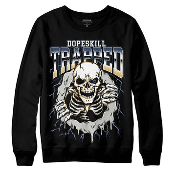 A Ma Maniere x Jordan 5 Dawn “Photon Dust” DopeSkill Sweatshirt Trapped Halloween Graphic Streetwear - Black